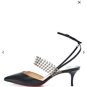 CHRISTIAN LOUBOUTIN Nappa PVC Levita 55 Pumps size 40
